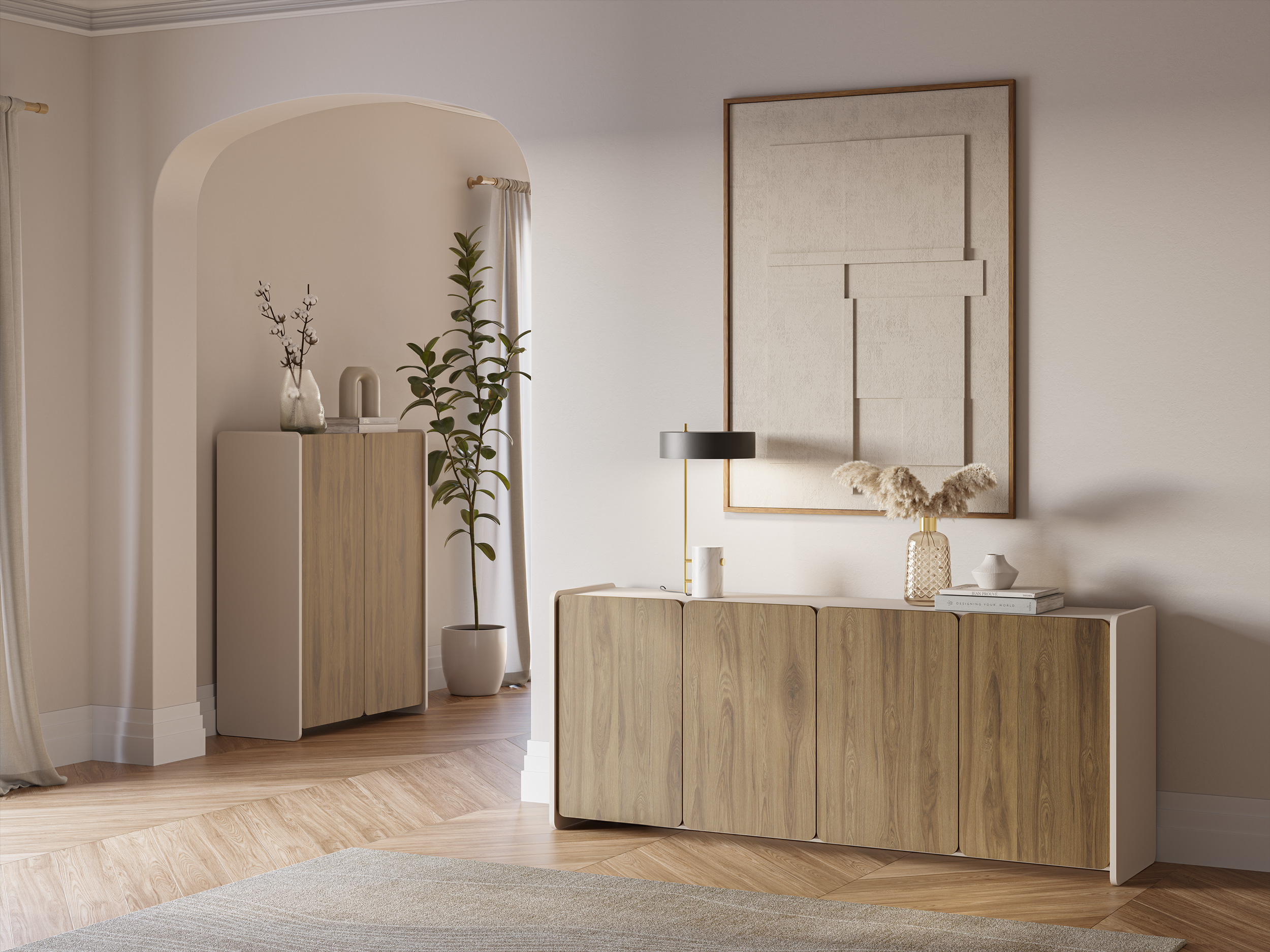 Mueble auxiliar colección boucleon artisa