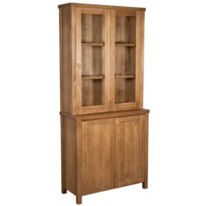armario-vitrina-madera-natural