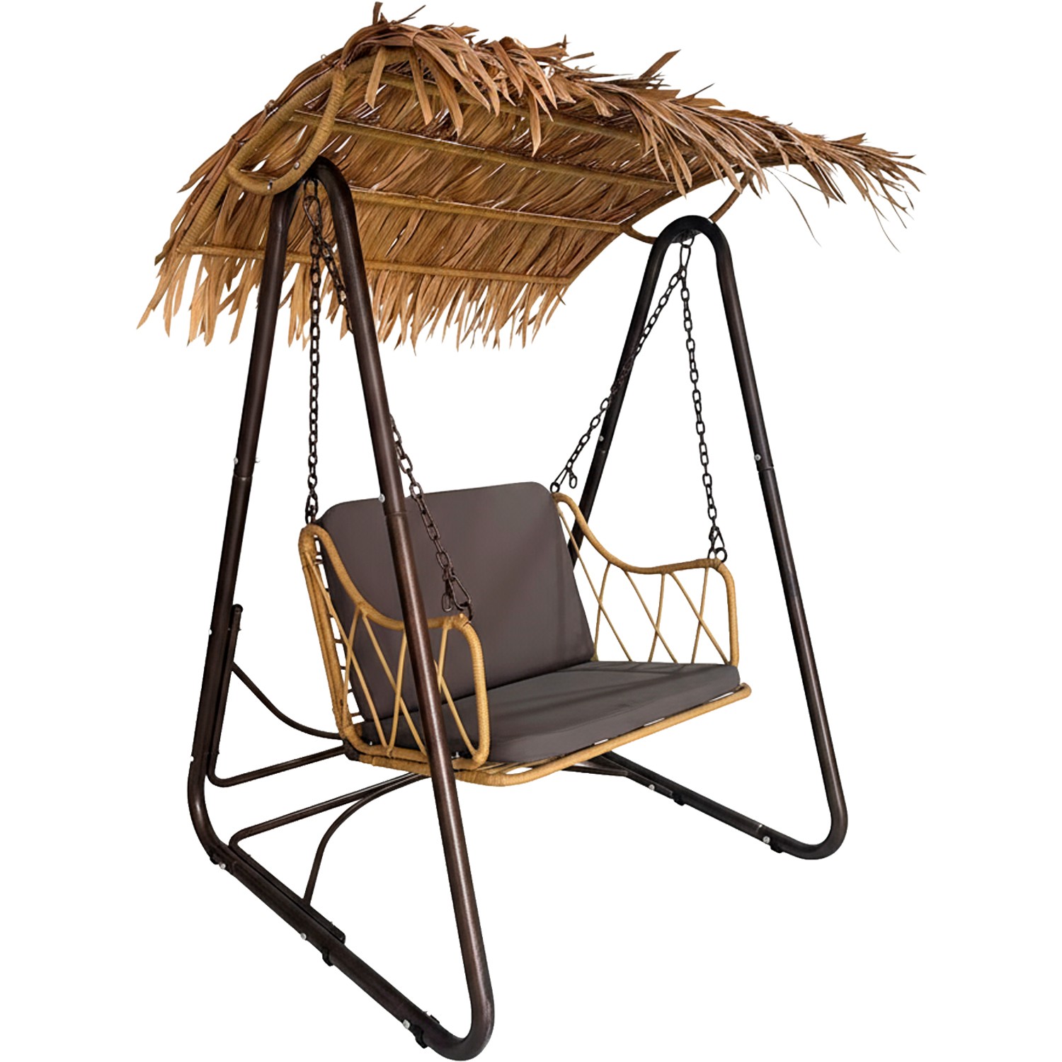 Columpio para Jardín en acero negro colección outdoor Artisa