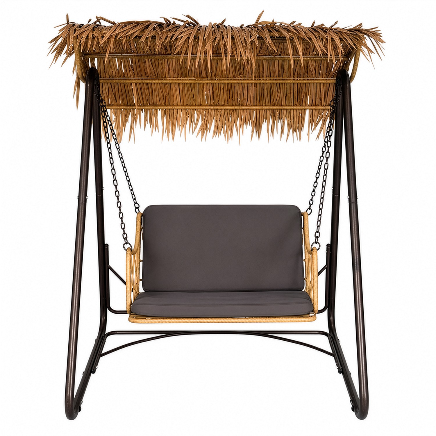 Columpio para Jardín en acero negro colección outdoor Artisa