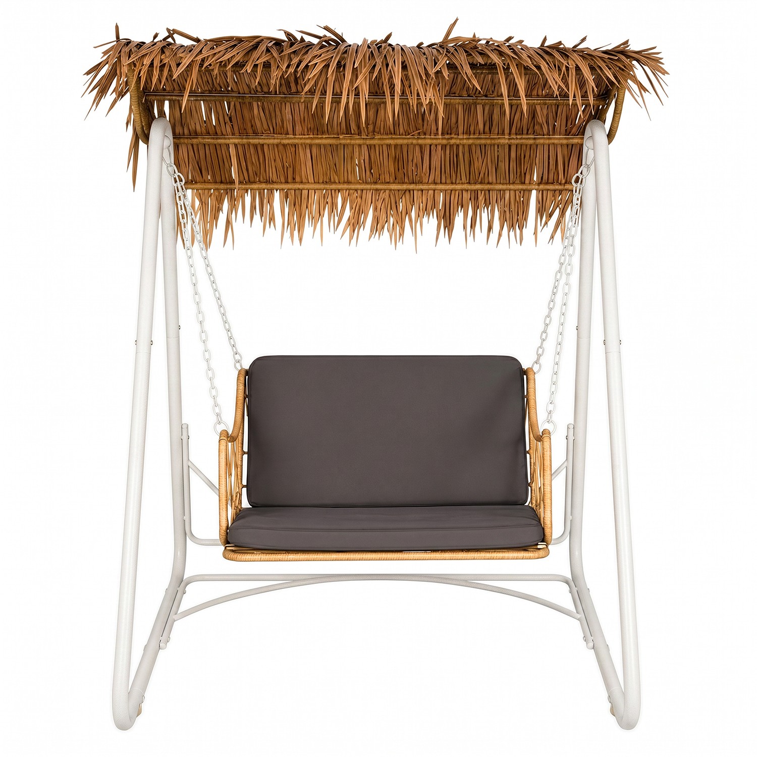 Columpio para Jardín en acero blanco colección outdoor Artisa