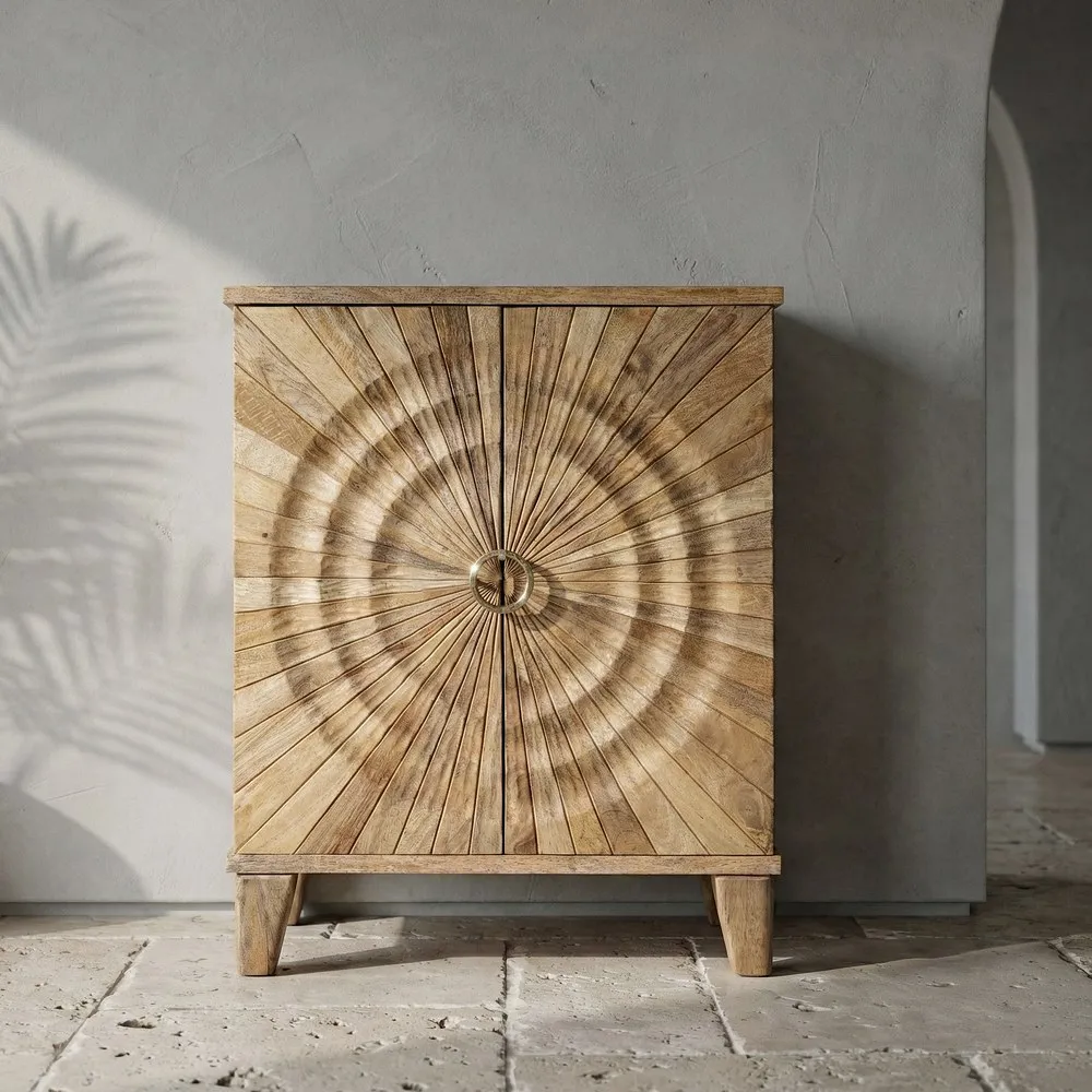 Armario Cabinet de Madera de Mango