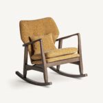 Mecedora exclusiva color ocre jaspeado vical home