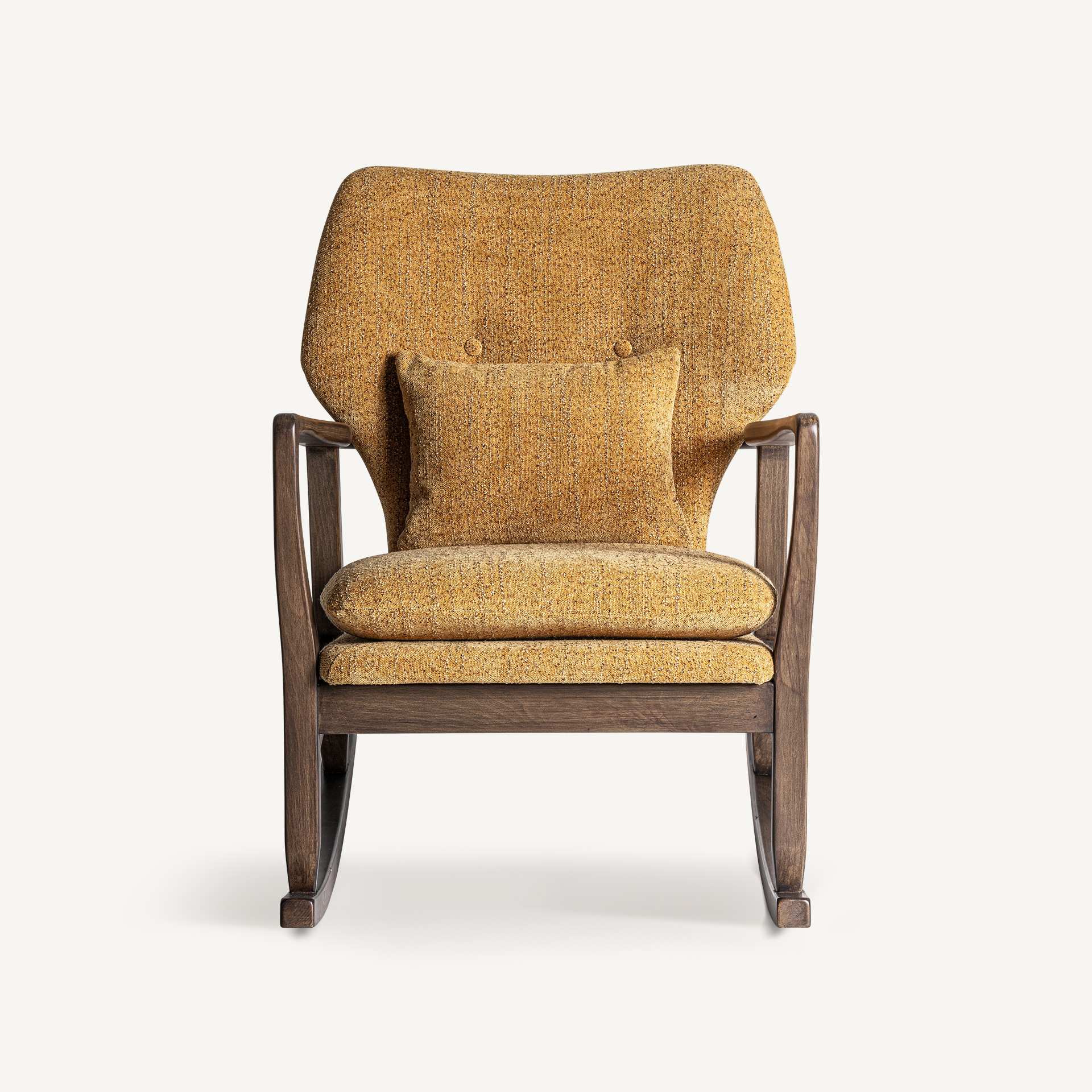 Mecedora exclusiva color ocre jaspeado vical home