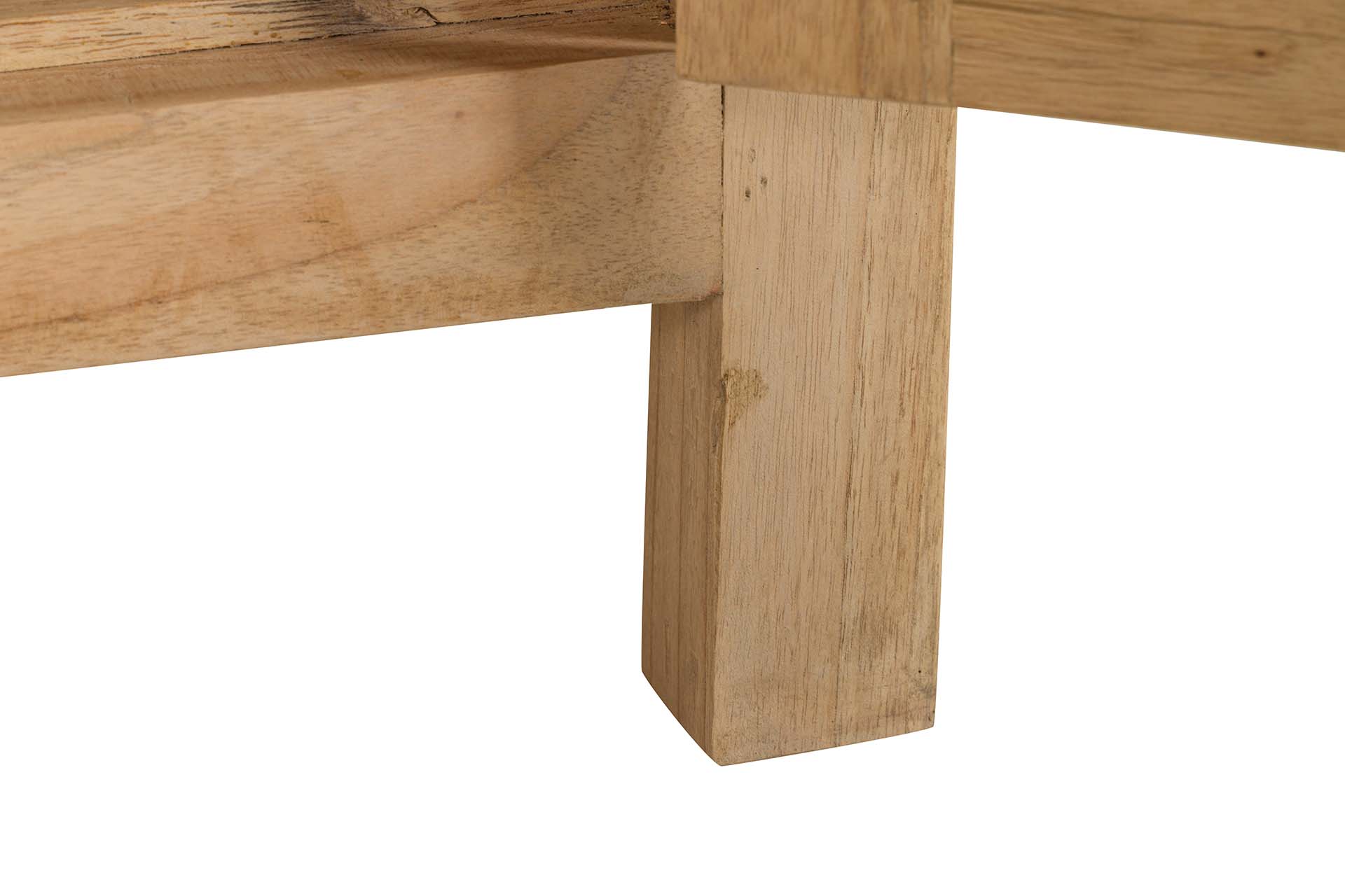 Aparador natural en madera con 4 puertas y 2 cajones