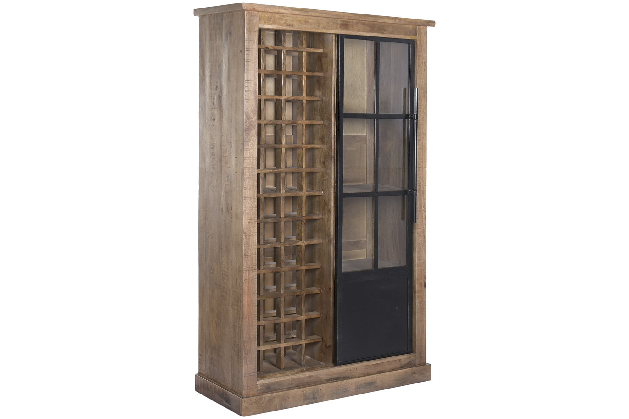 Vitrina de Madera con Botellero y Estantes Artisa hogar
