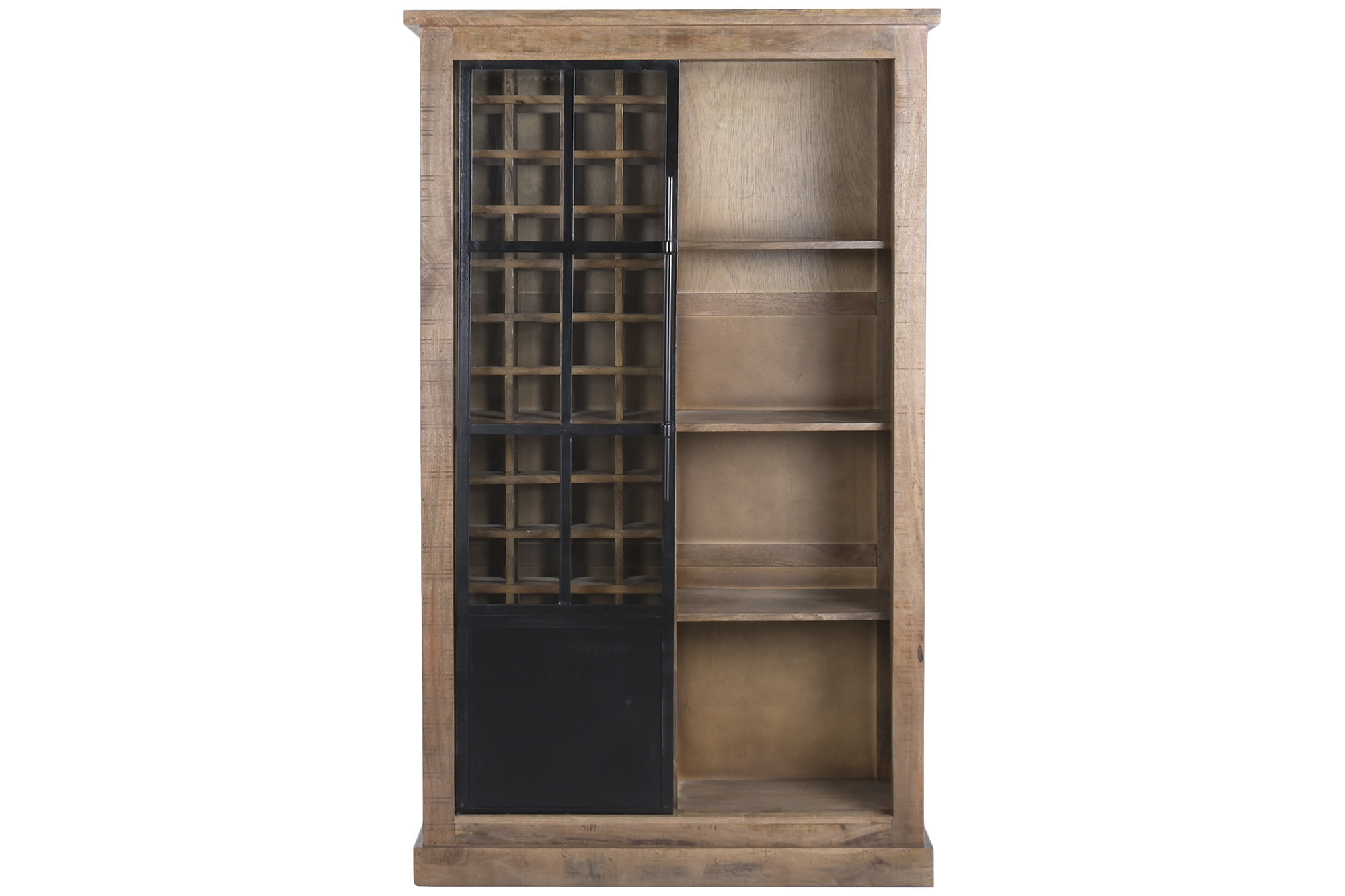 Vitrina de Madera con Botellero y Estantes Artisa hogar