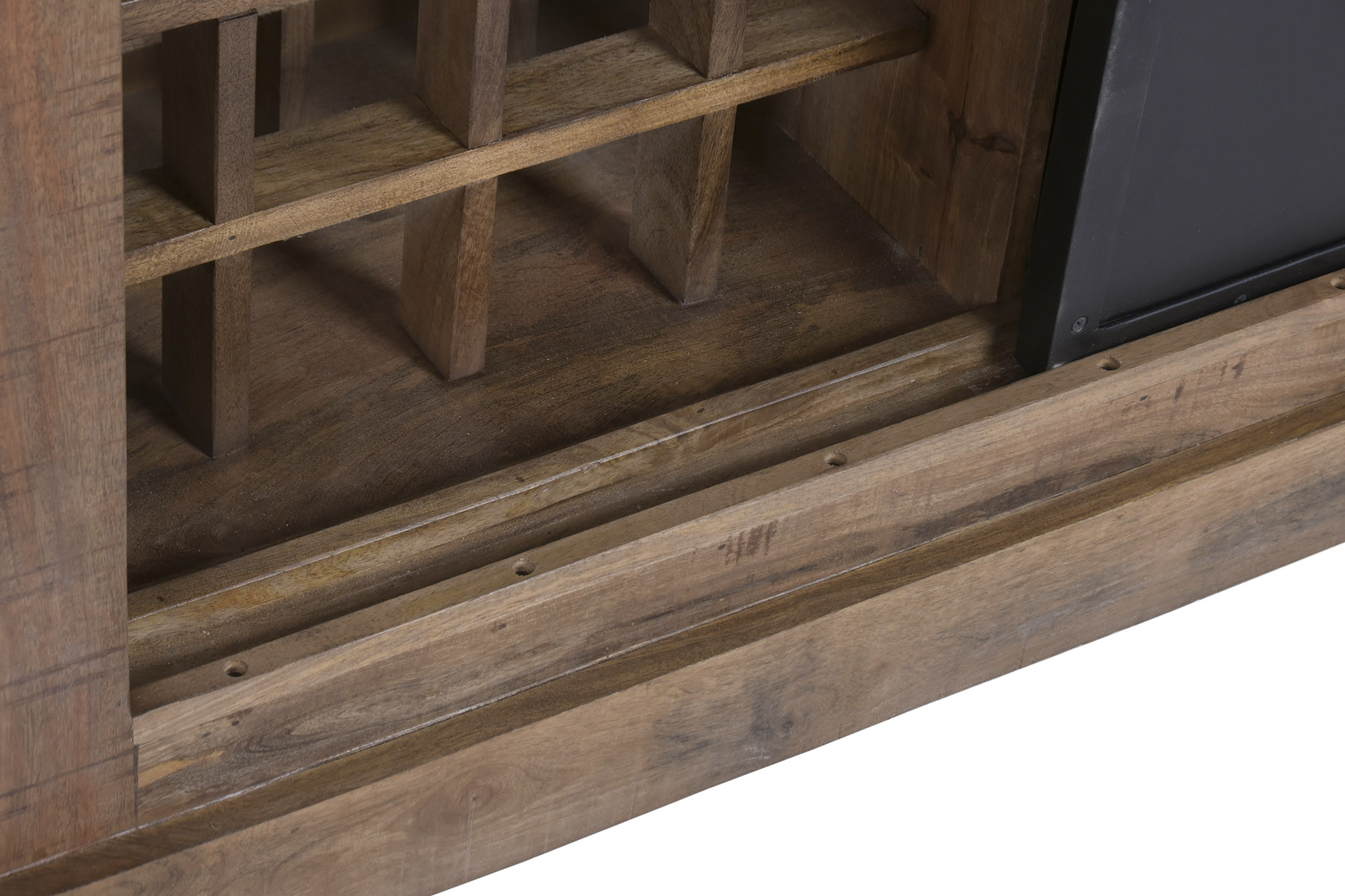 Vitrina de Madera con Botellero y Estantes Artisa hogar