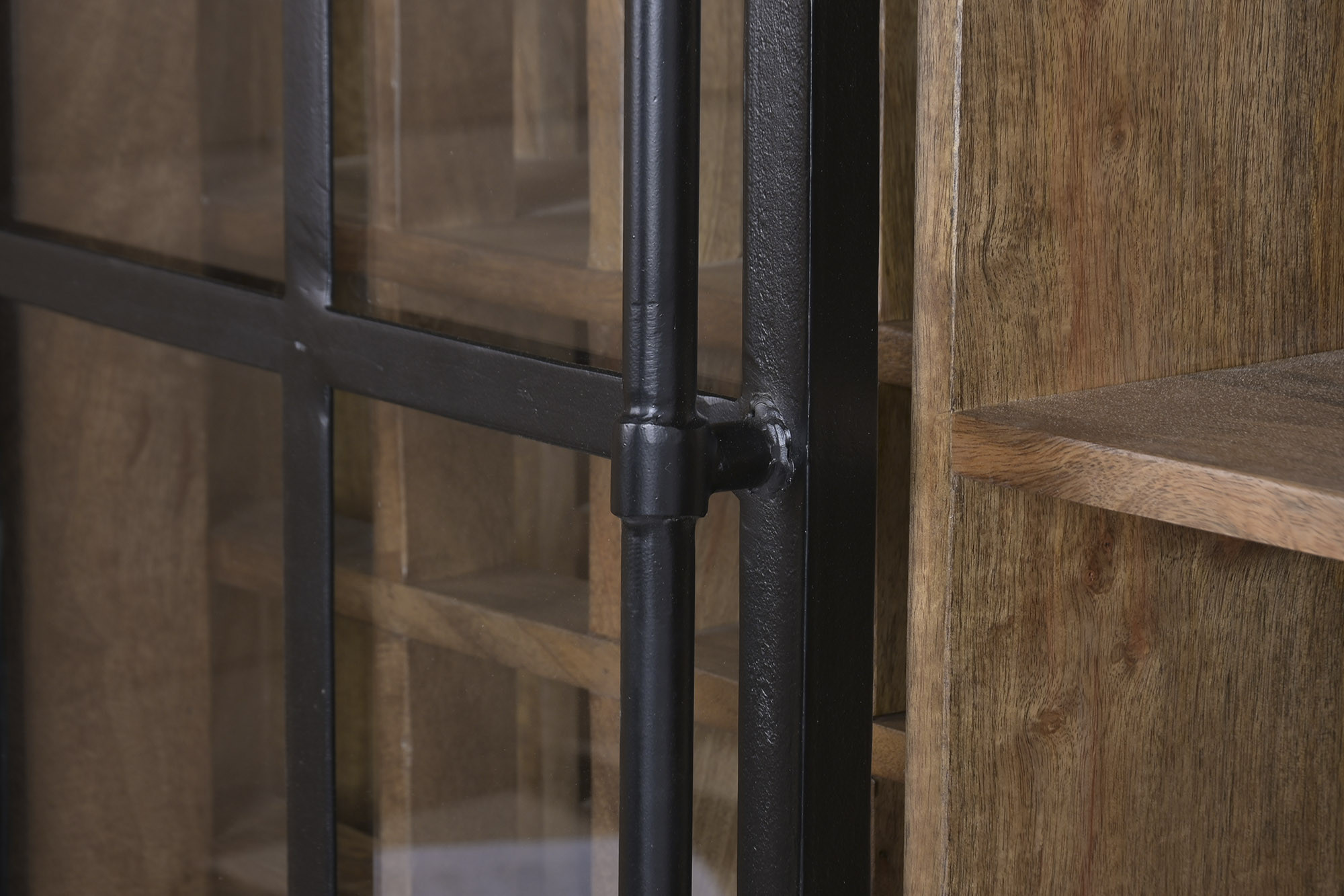 Vitrina de Madera con Botellero y Estantes Artisa hogar