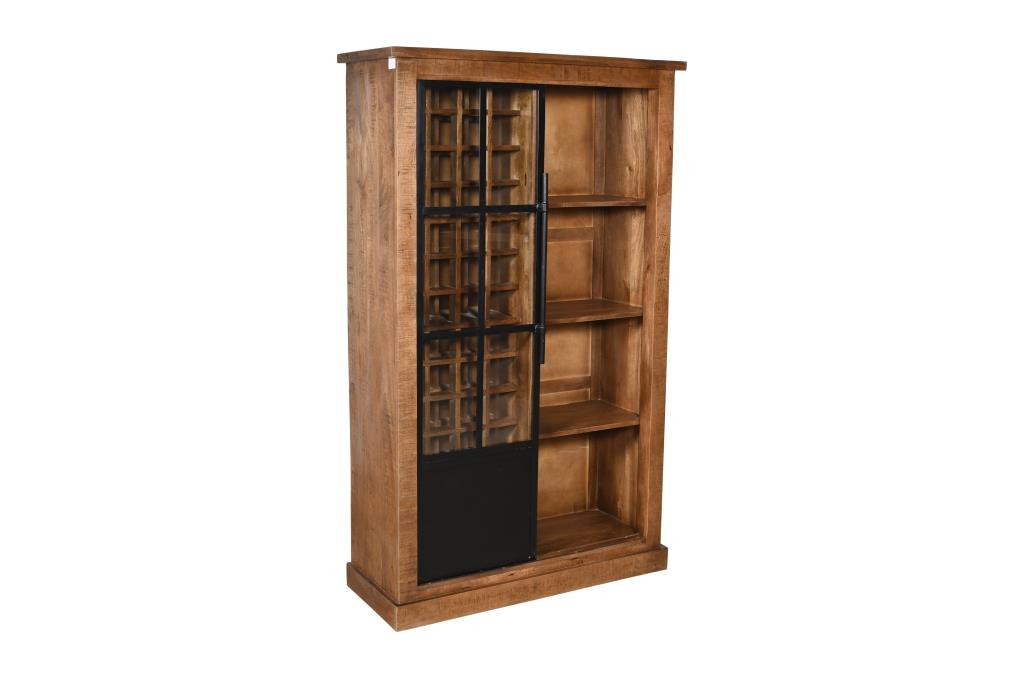 Vitrina de Madera con Botellero y Estantes Artisa hogar