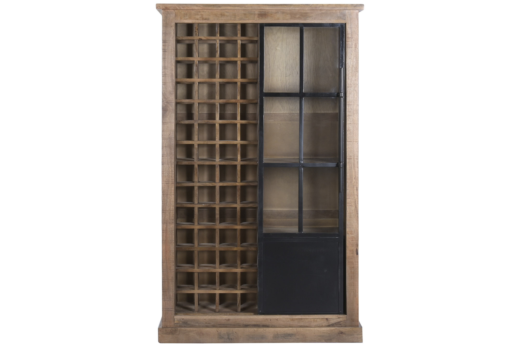 Vitrina de Madera con Botellero y Estantes Artisa hogar