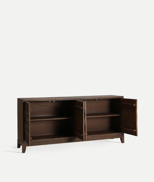 Aparador Fismes de Madera Marrón 170x80x40cm Kodu - Imagen 2