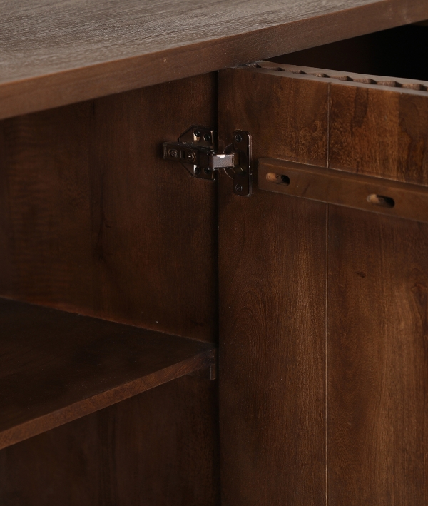 Aparador Fismes de Madera Marrón 170x80x40cm Kodu - Imagen 5
