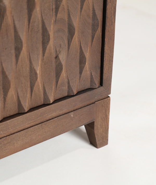 Aparador Fismes de Madera Marrón 170x80x40cm Kodu - Imagen 8