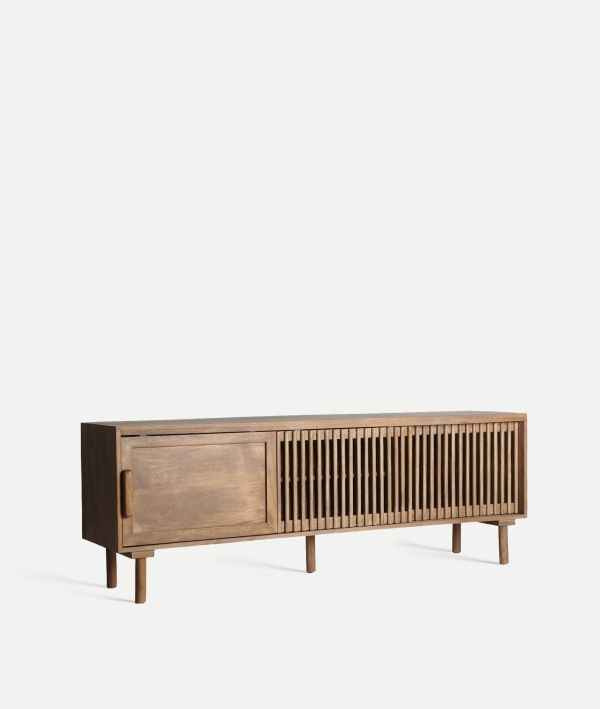 Mueble TV en Madera con Puertas Correderas Artisa de camino a tu hogar