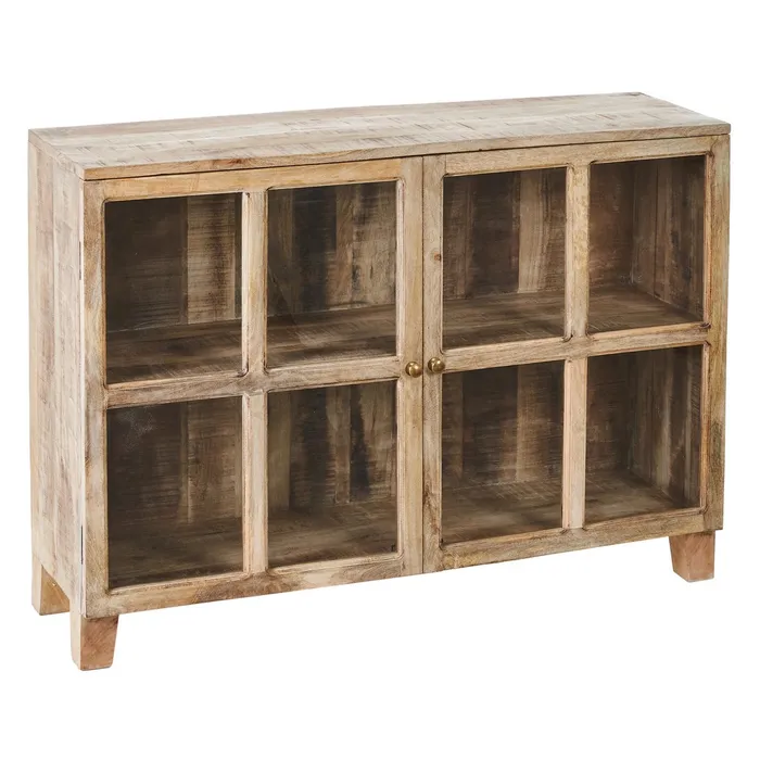 Vitrina Blanco Rozado Madera Artisa Hogar