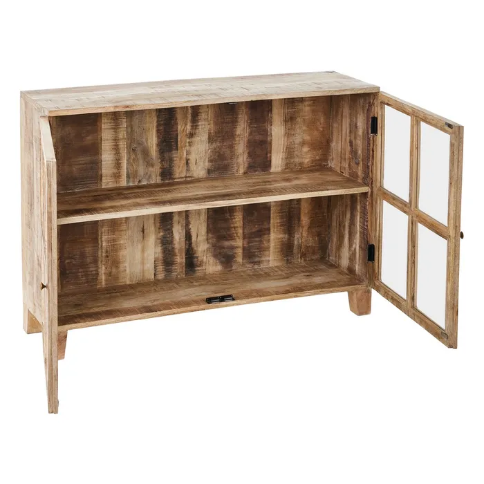 Vitrina Blanco Rozado Madera Artisa Hogar