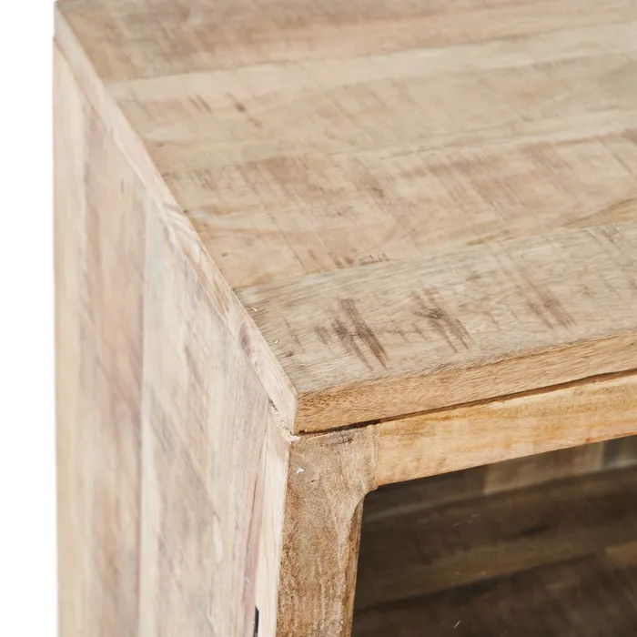 Vitrina Blanco Rozado Madera Artisa Hogar
