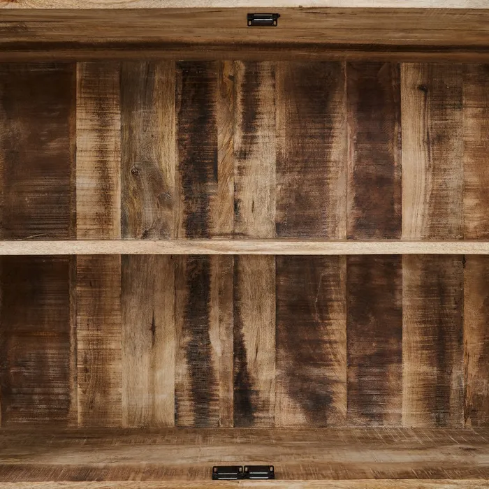 Vitrina Blanco Rozado Madera Artisa Hogar