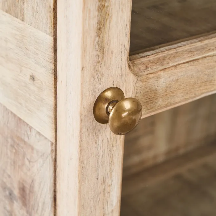 VITRINA MADERA DE PINO SALÓN Artisa hogar