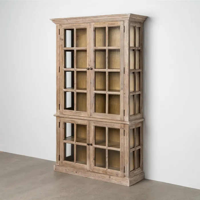 VITRINA MADERA DE PINO SALÓN Artisa hogar