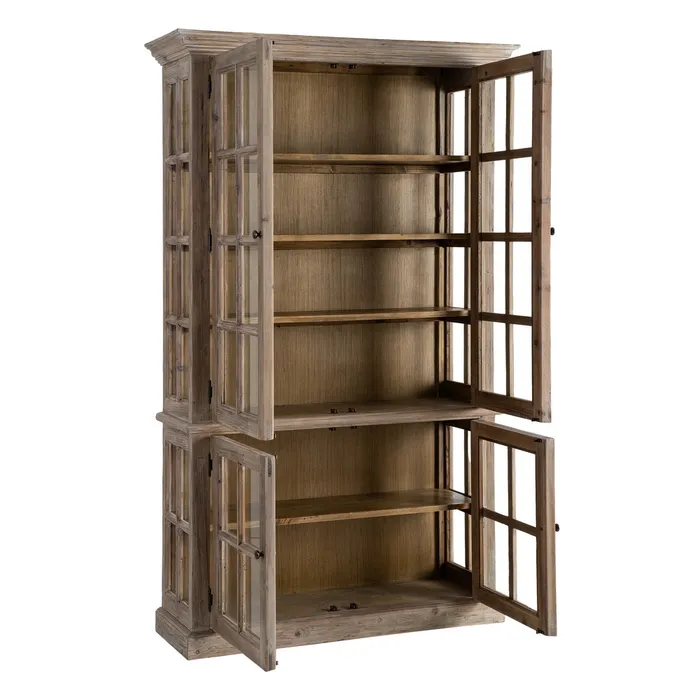 VITRINA MADERA DE PINO SALÓN Artisa hogar