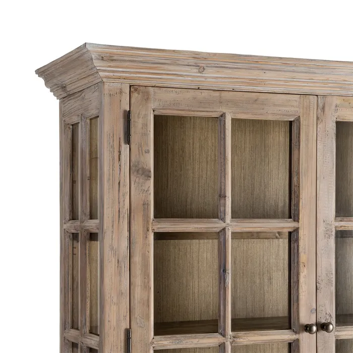 VITRINA MADERA DE PINO SALÓN Artisa hogar