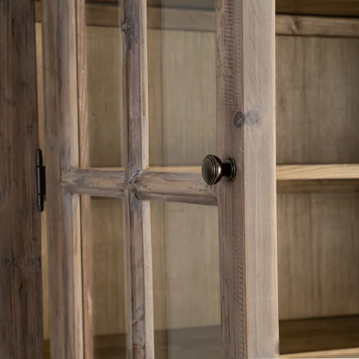VITRINA MADERA DE PINO SALÓN Artisa hogar