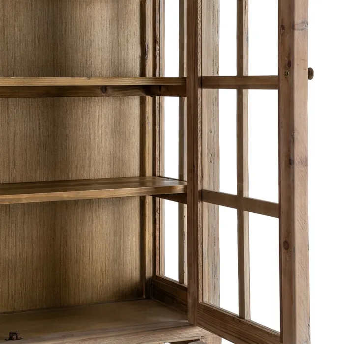 VITRINA MADERA DE PINO SALÓN Artisa hogar