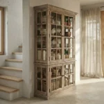 VITRINA MADERA DE PINO SALÓN Artisa hogar